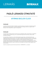 Biclick lerakási útmutató