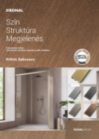 Zuhanykabinok szálcsiszolt profilokkal